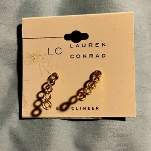 LC Lauren Conrad earrings for pierced ears.